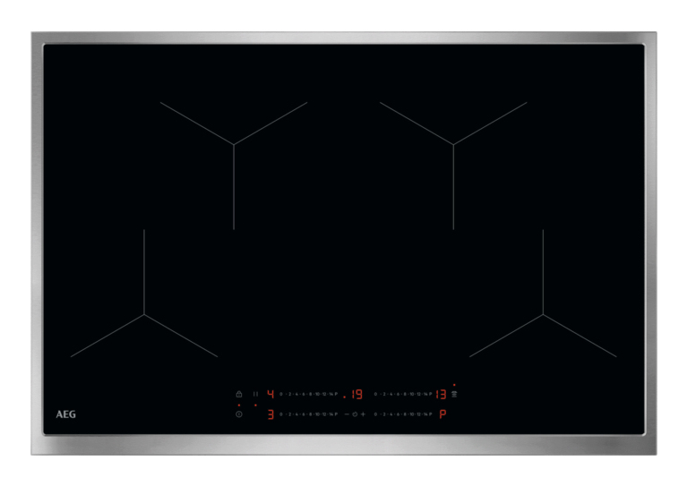 AEG TO84IA0FXB Induktions-Kochfeld , Powerboost, Hob²Hood, 14 Stufen, Topferkennung, Timer,