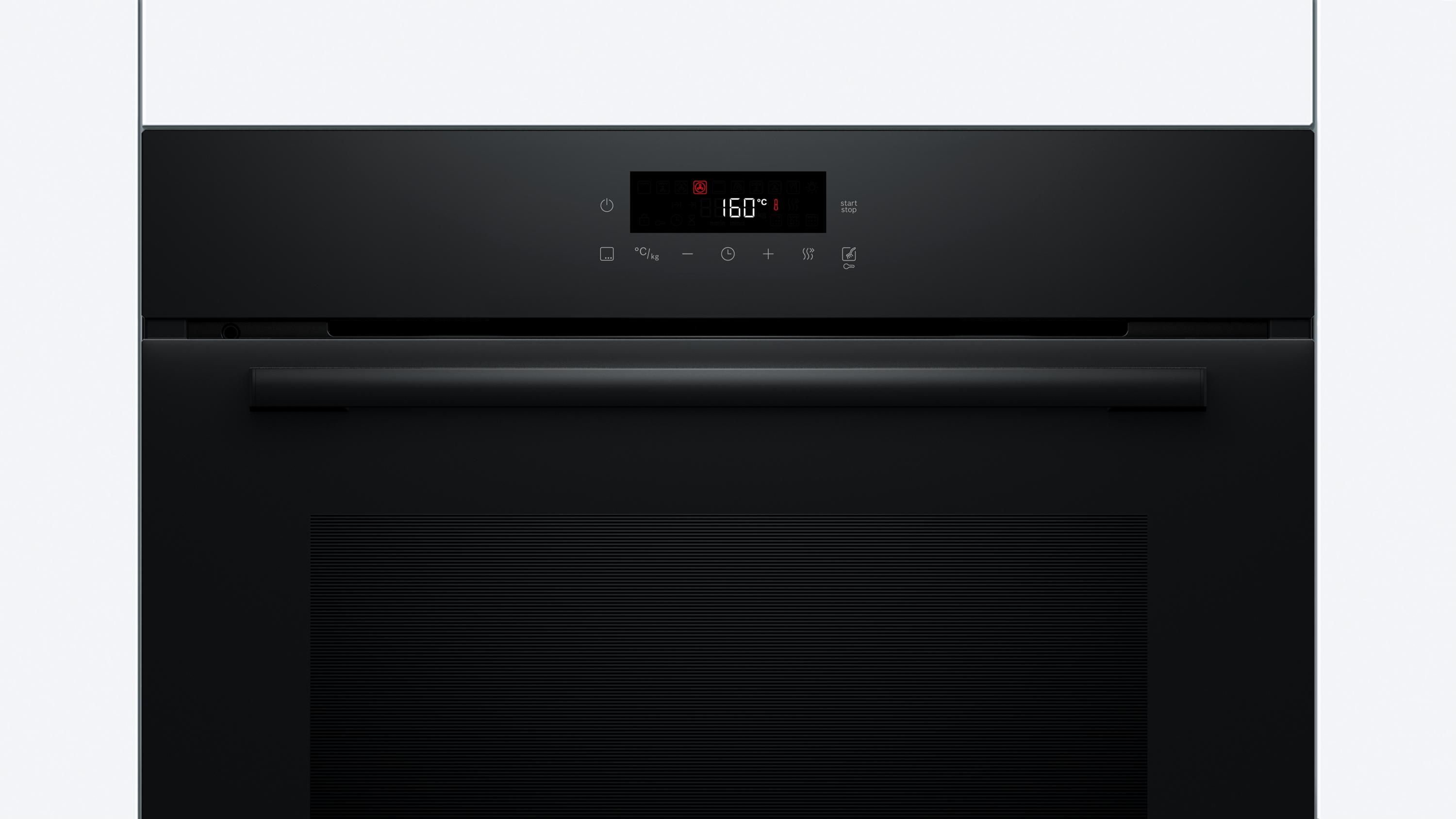Bosch HBA572BB4 Serie 2, Einbau-Backofen, 60 x 60 cm, Schwarz