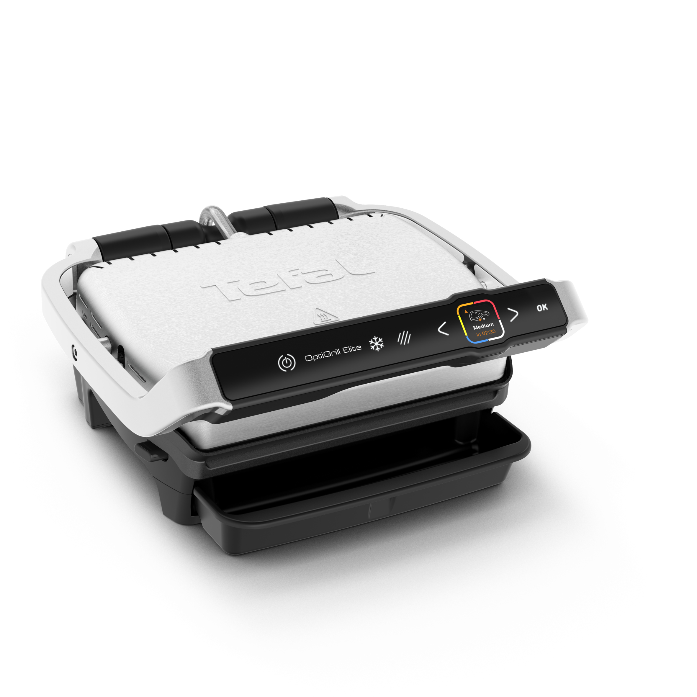 Tefal GC750D OptiGrill Elite Kontaktgrill 2000W, digitales Display
