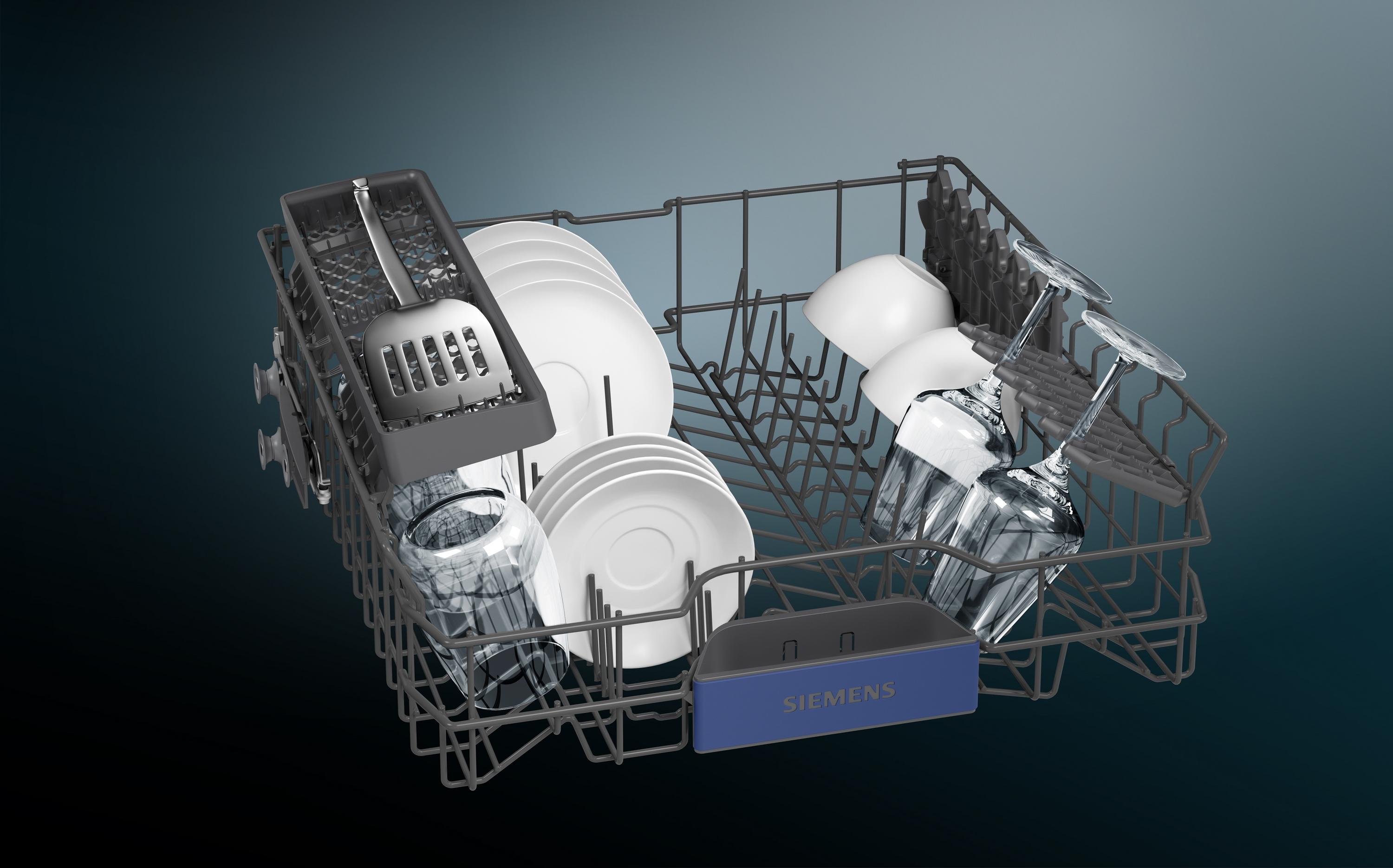 Siemens SN43ES04TE iQ300, Unterbau-Geschirrspüler, 60 cm, Gebürsteter Stahl