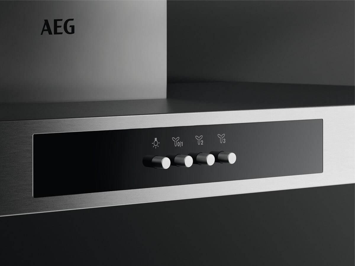 AEG DBB3951M Dunstabzugshaube Wandmontiert Edelstahl 600 m³/h 90cm