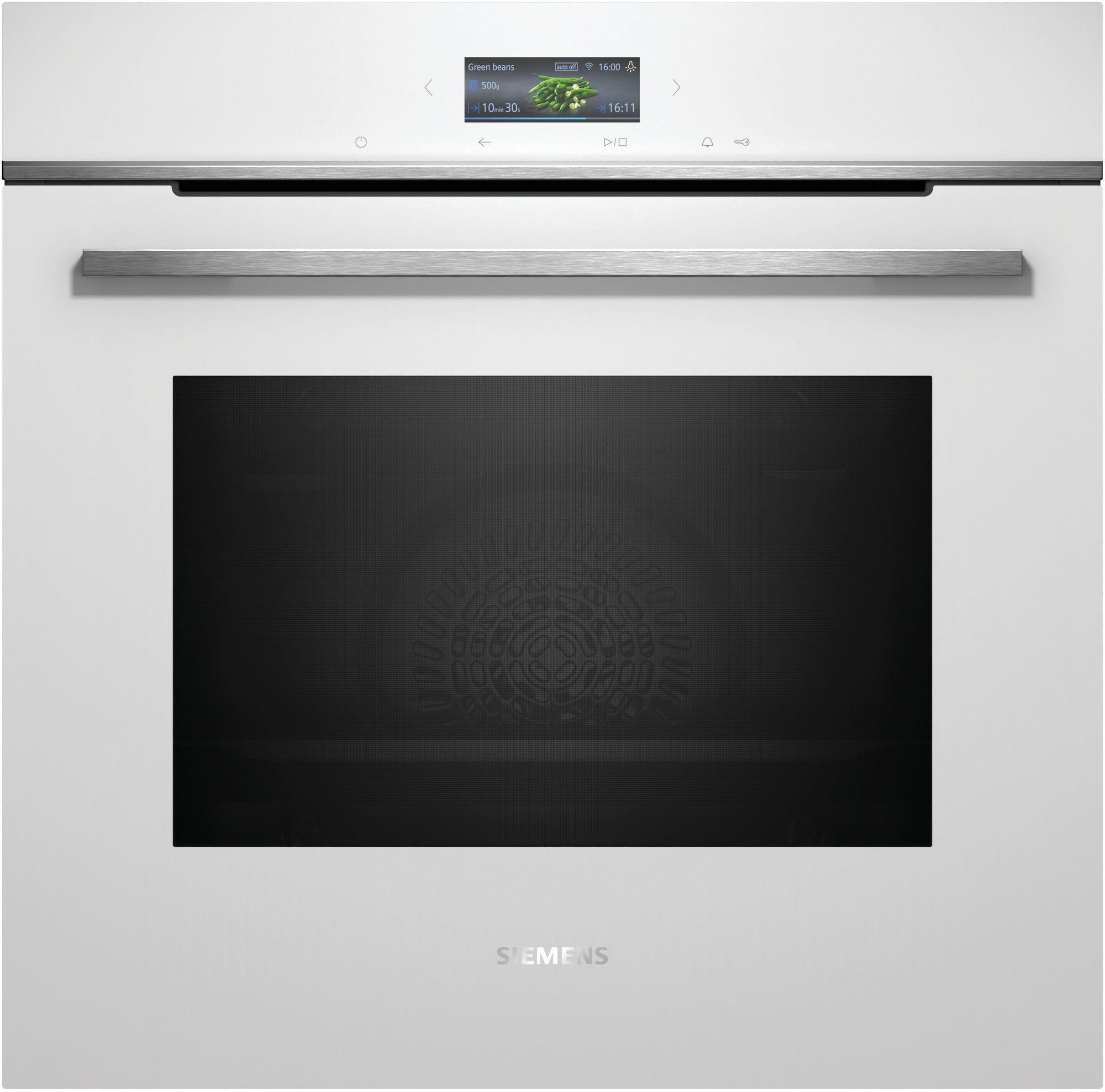 Siemens HB774G2W1S iQ700 Einbau-Backofen 60 x 60 cm weiß, Edelstahl
