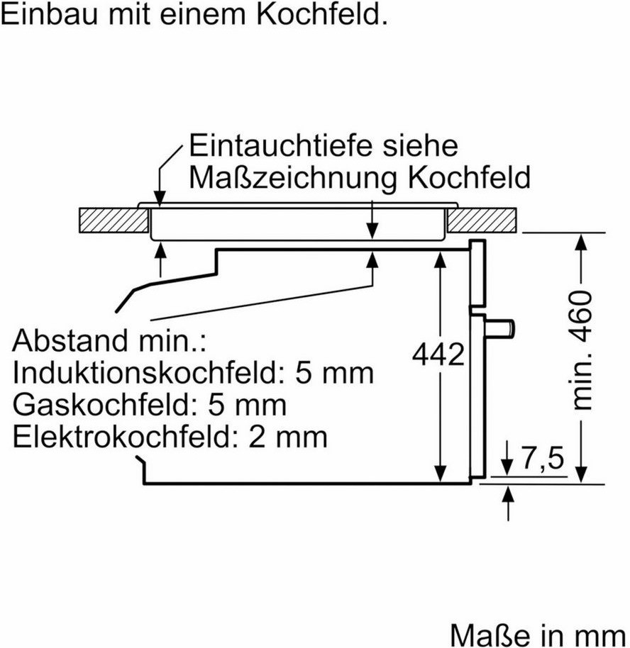 Bosch CMG676BS1 Backofen 45 l Schwarz, Edelstahl