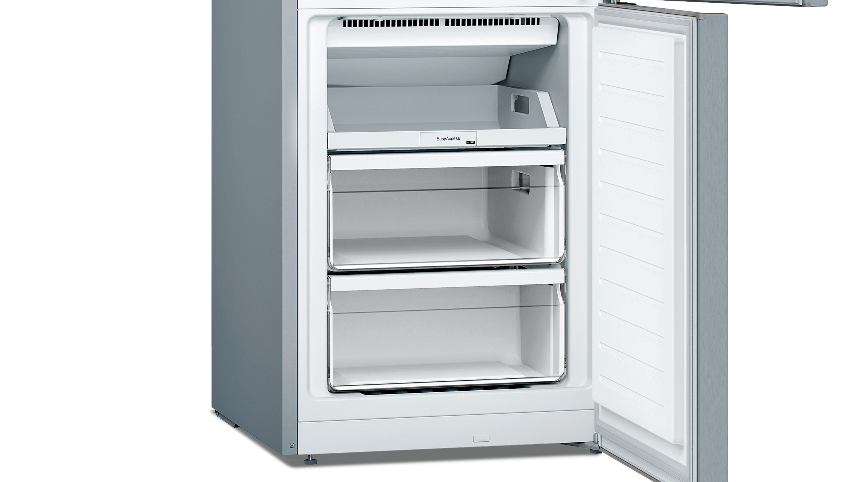 Bosch Serie 2 KGN33NLEB Kühl- und Gefrierkombination Freistehend 282 l E Edelstahl