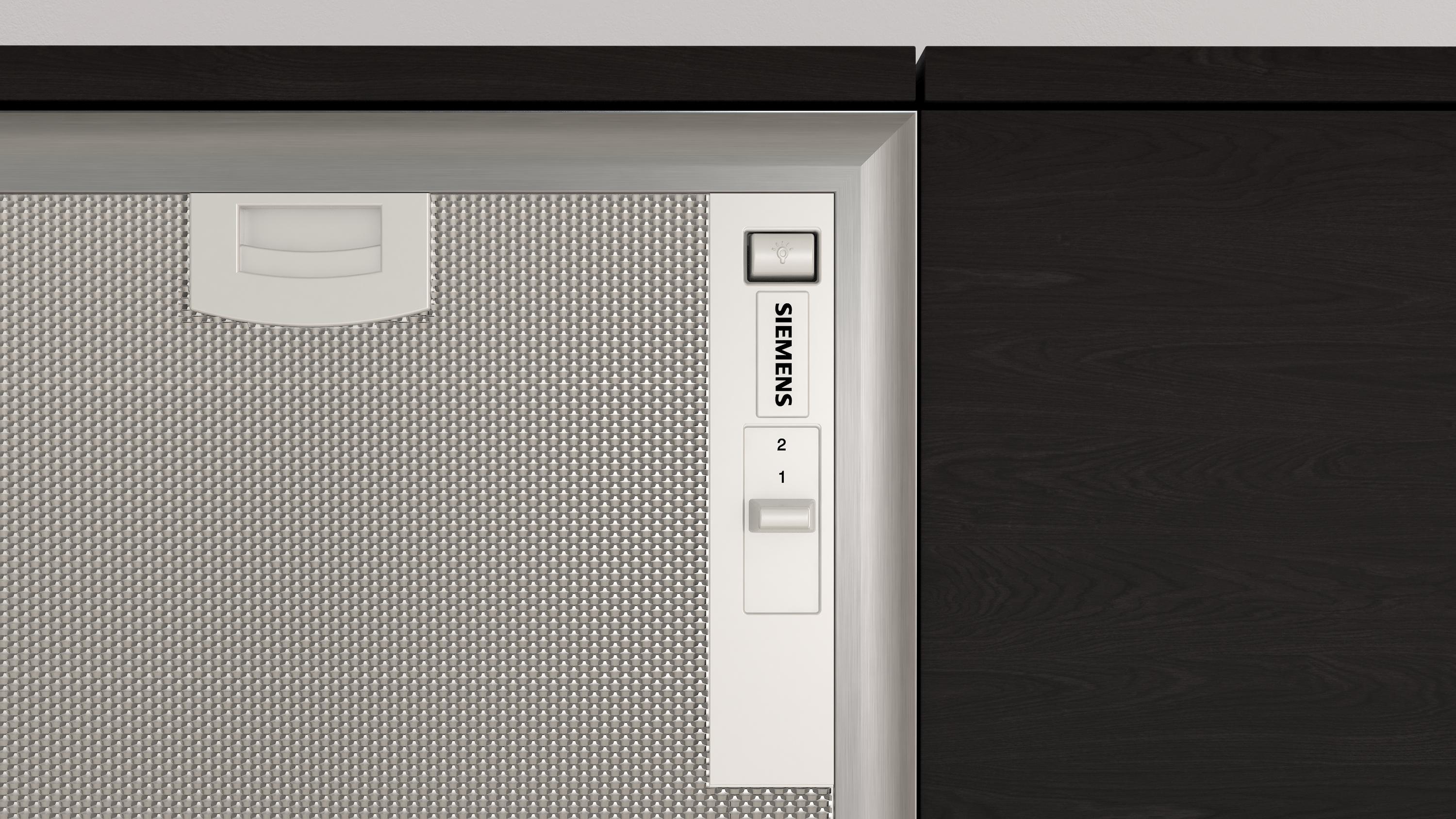 Siemens LB55566 iQ300, Lüfterbaustein, Dunstabzugshaube 53 cm, Silbermetallic