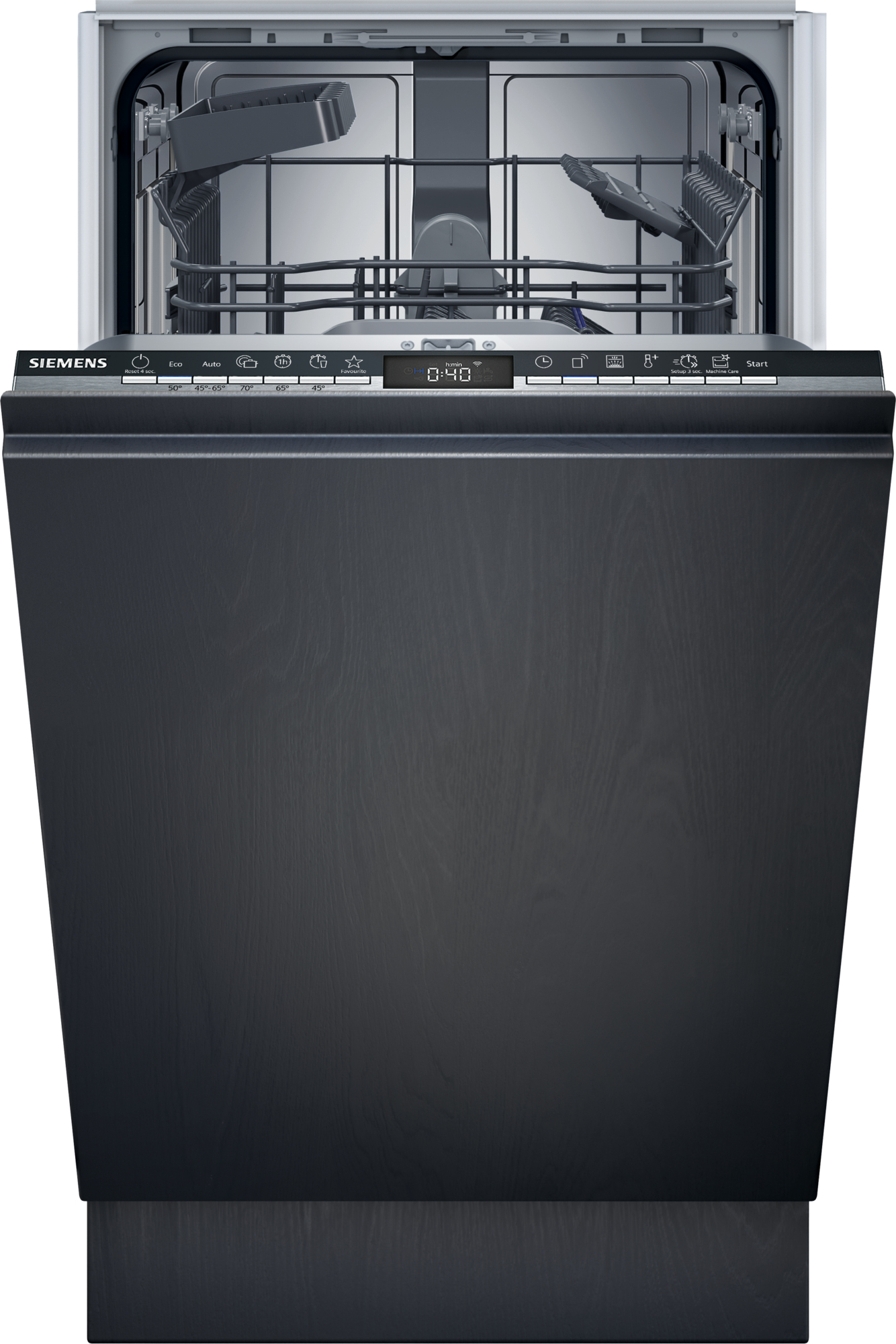 Siemens SR93EX24LE iQ300 Vollintegrierter Geschirrspüler, 45 cm breit, aquaStop, HomeConnect, Kindersicherung, iQdrive, AquaSensor