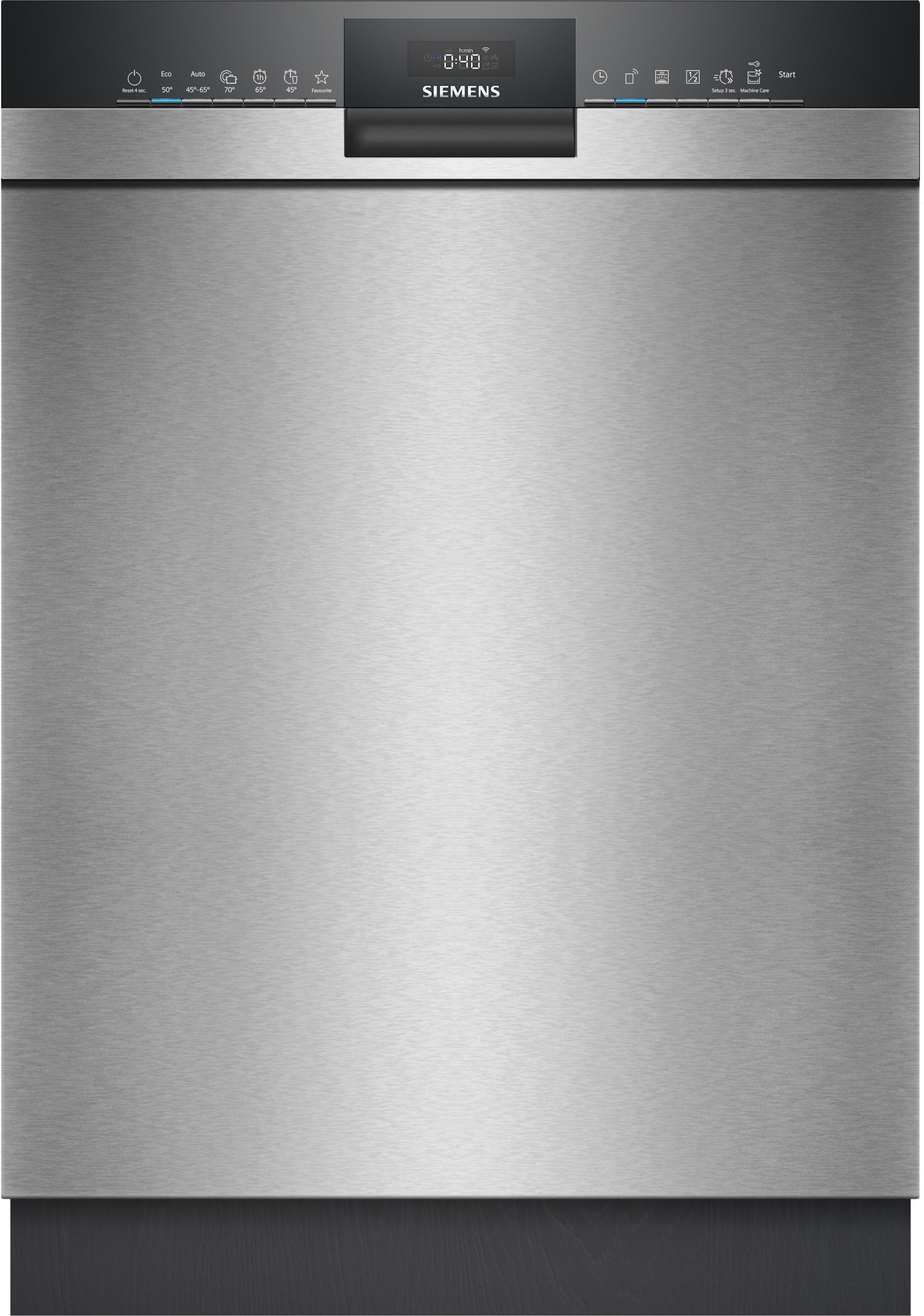 Siemens SN43ES04TE iQ300, Unterbau-Geschirrspüler, 60 cm, Gebürsteter Stahl