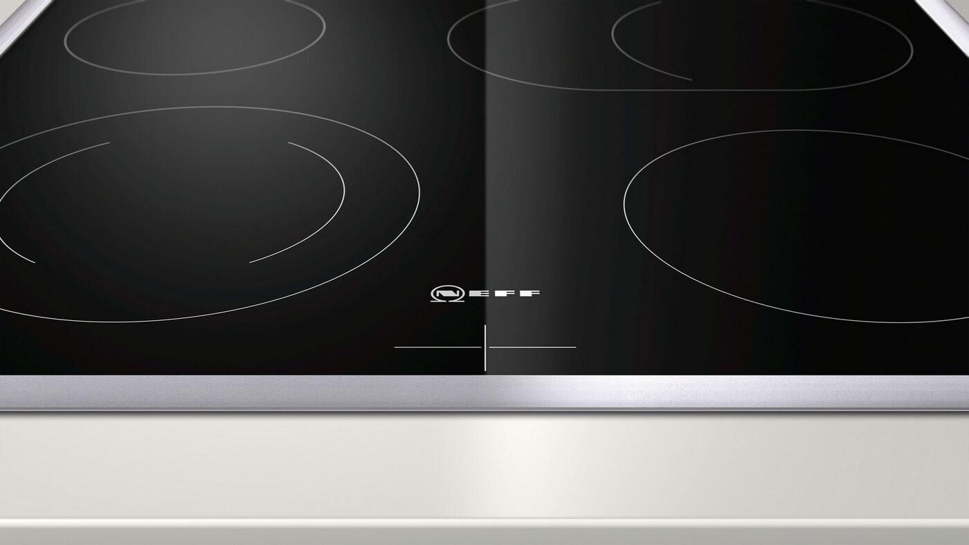Neff EDX40 N30/N50 Einbauherdset mit Elektrokochfeld (E1CCD2AN3 + M13R42N2), 60 cm breit, 71 L, 7 Heizarten, Edelstahl