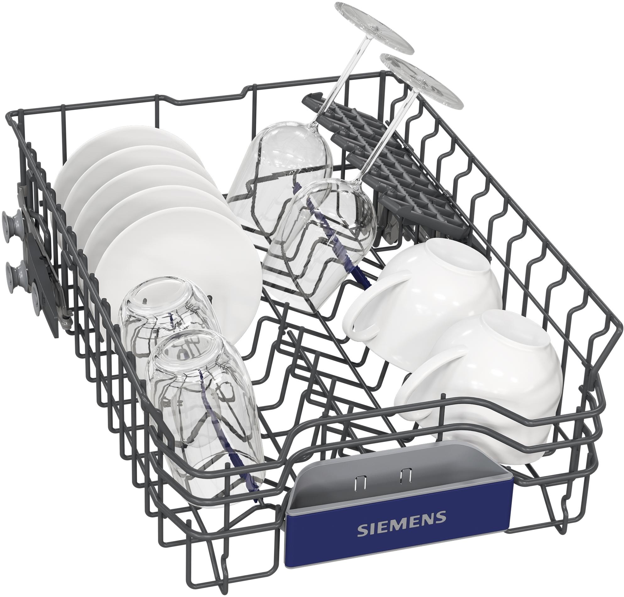 Siemens SR43ES25ME iQ300, Unterbau-Geschirrspüler, 45 cm, Gebürsteter Stahl