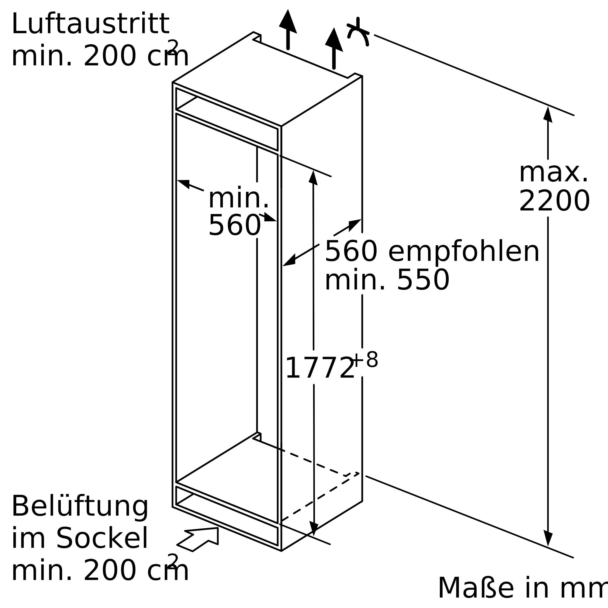 Siemens iQ500 KI87SADD0 Kühl- und Gefrierkombination Integriert 208 l D Weiß