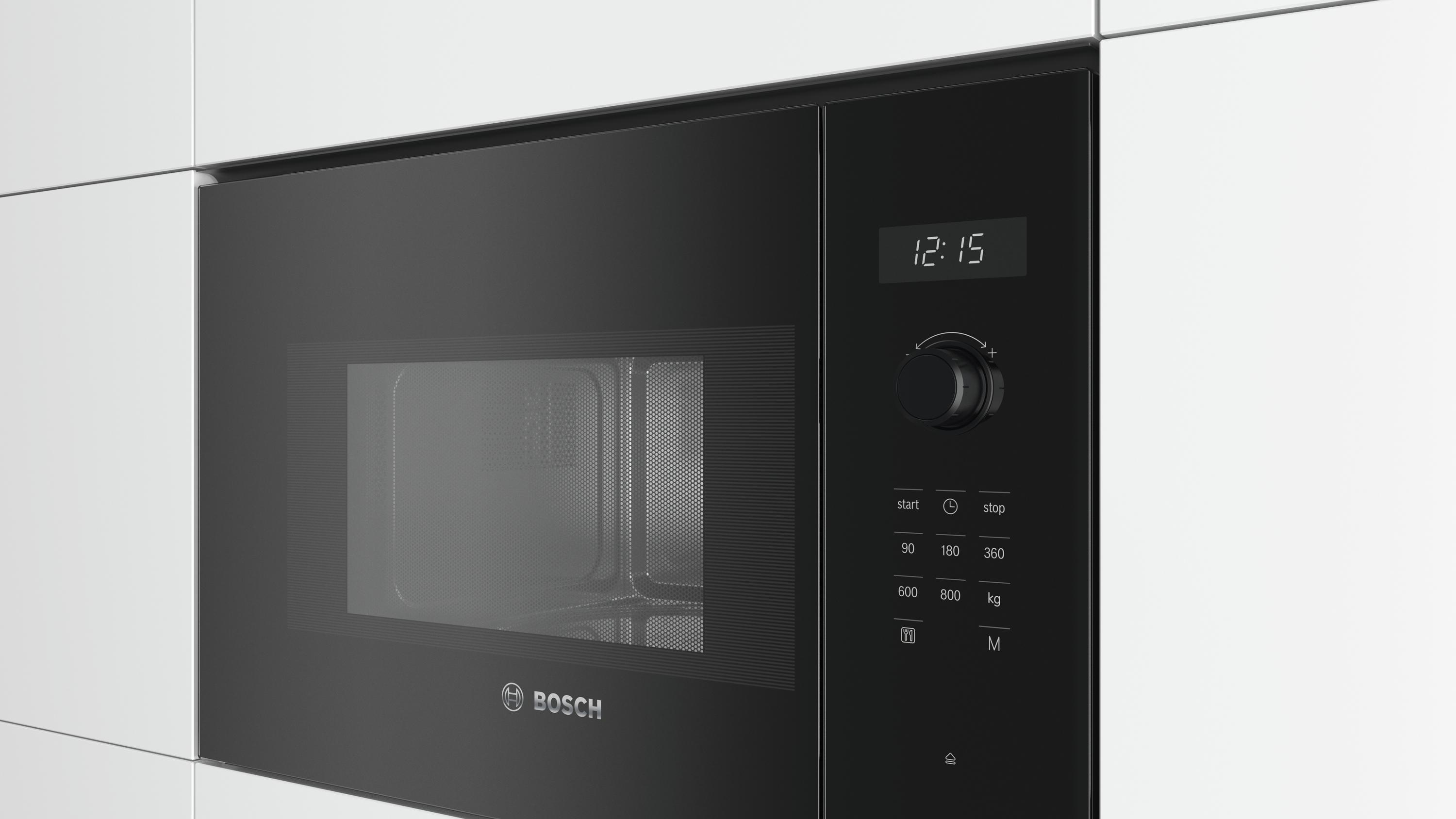 Bosch BFL524MB0 Serie 6 Einbau-Mikrowelle / 900 W /  Elektronische Türöffnung