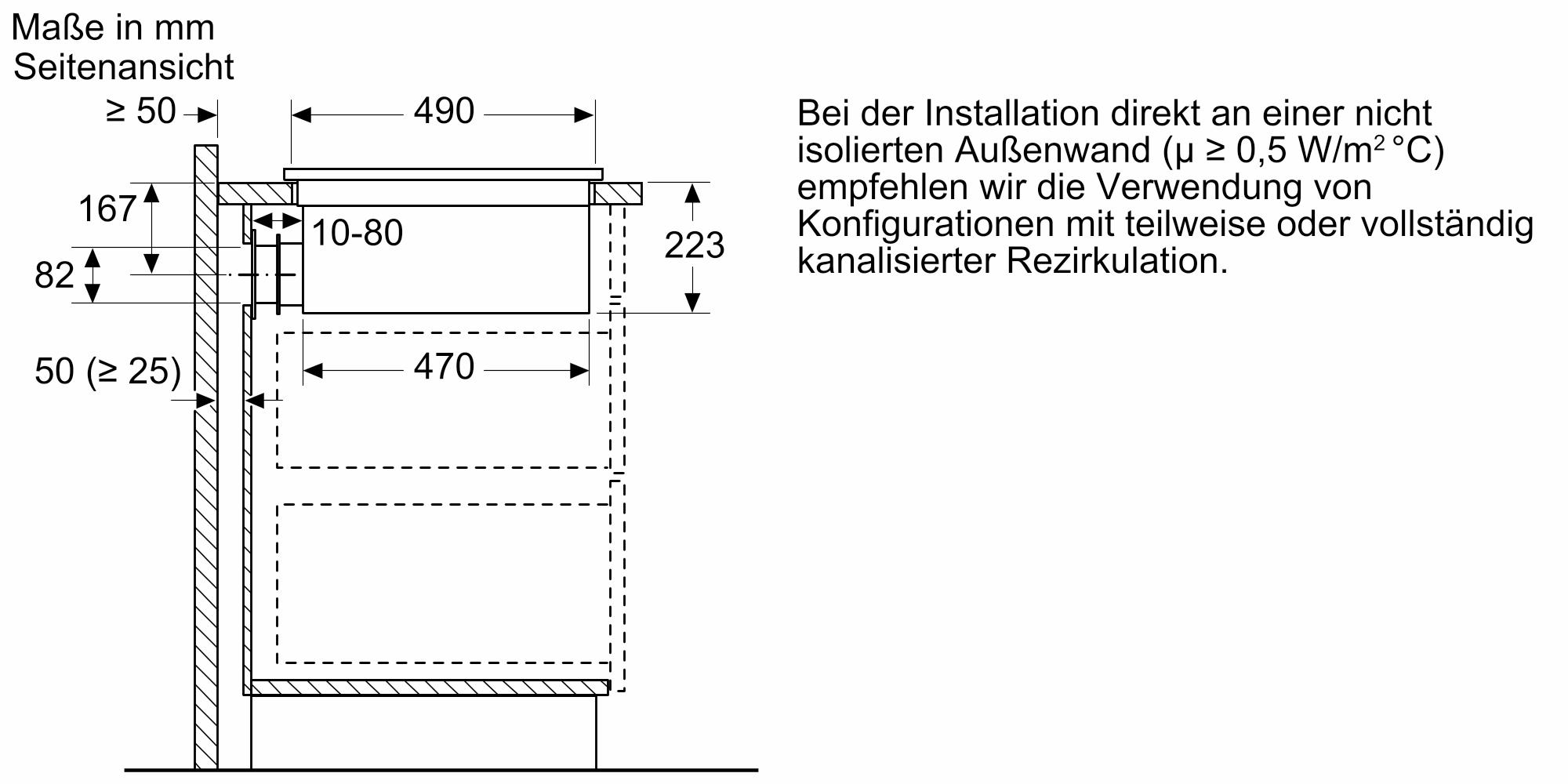 Siemens ED811BS16E iQ300 Induktionskochfeld mit Dunstabzug, 80cm breit, Rahmenlos aufliegend, schwarz