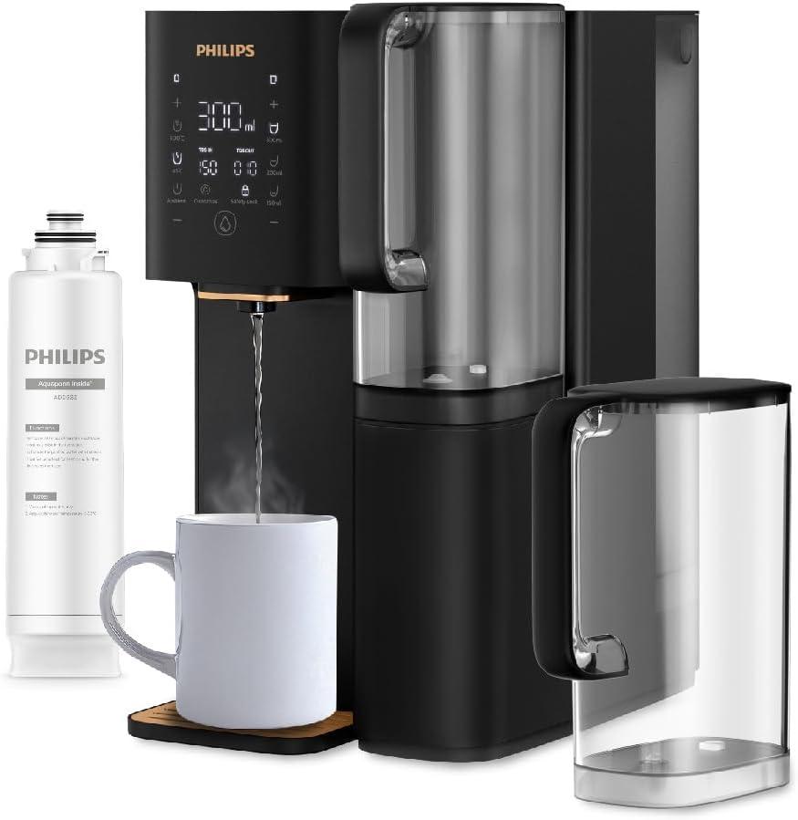 Philips Aquaporin ADD6920BK/10 All-in-One-Wasserstation, Umkehrosmose, schwarz