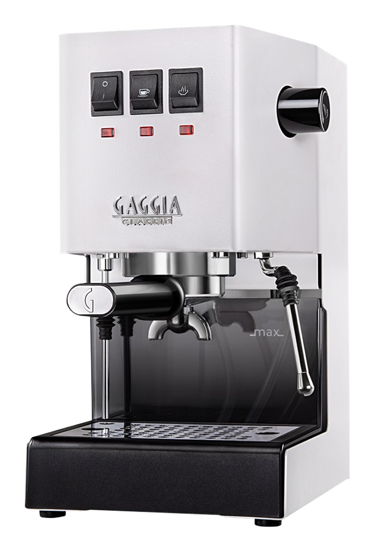Gaggia Classic Evo Espressomaschine Edelstahl, weiß RI9481/13 E24