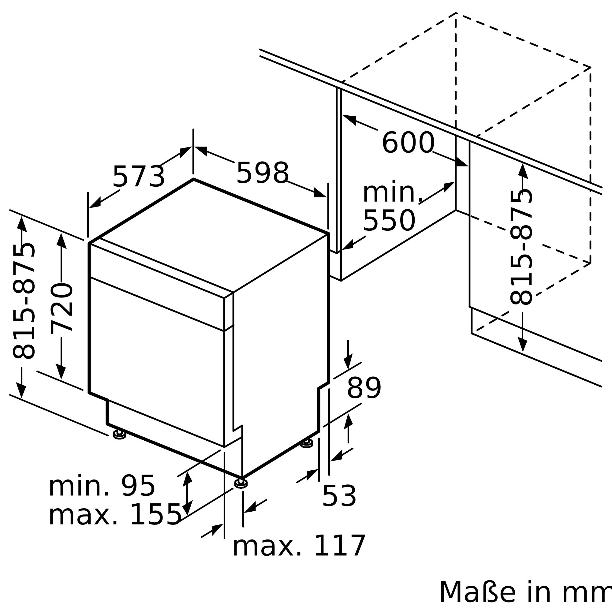 Siemens SN43ES04TE iQ300, Unterbau-Geschirrspüler, 60 cm, Gebürsteter Stahl
