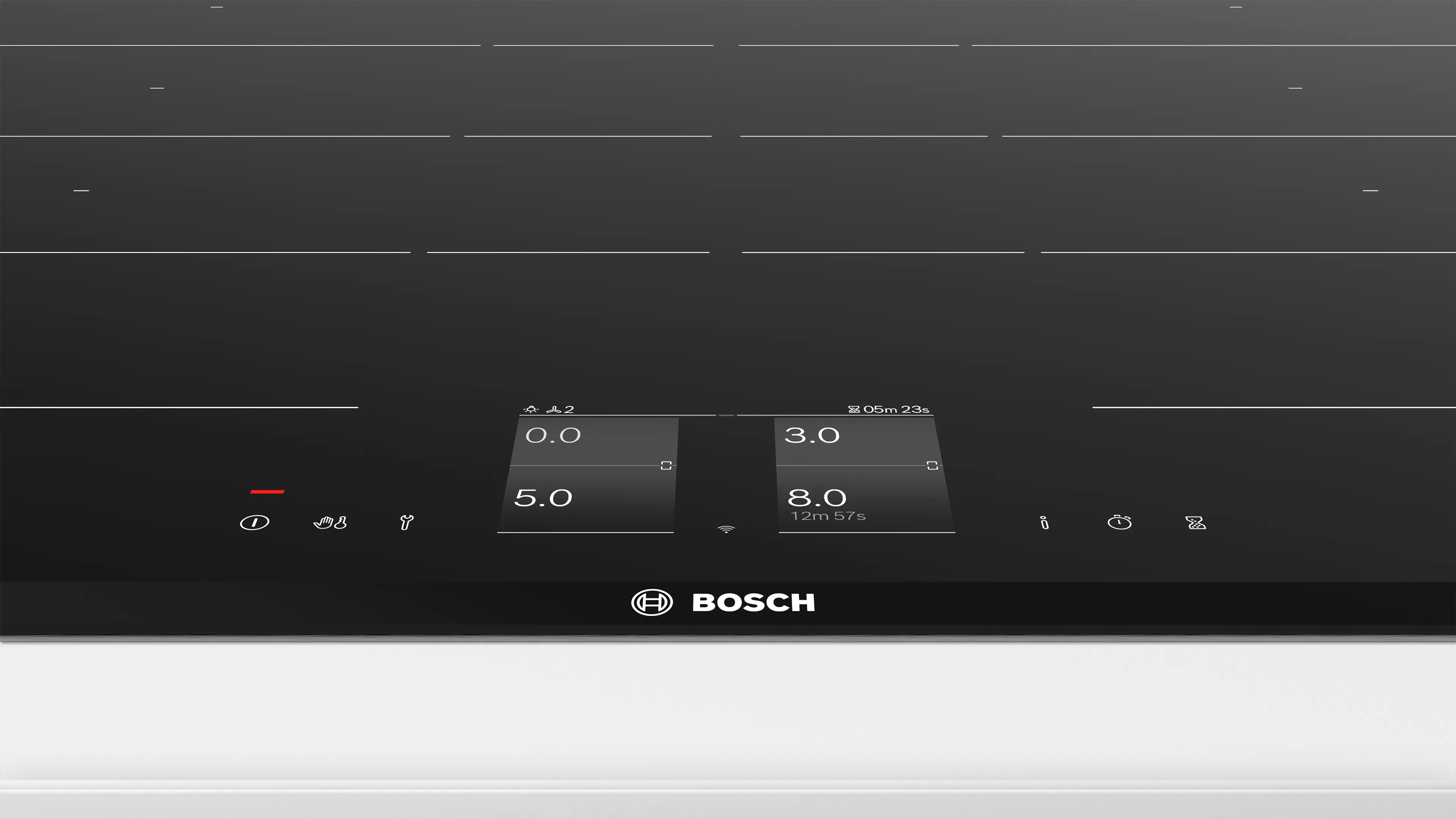 Bosch PXY875KV1E Serie 8  Induktionskochfeld autark 80 cm, Flexinduction