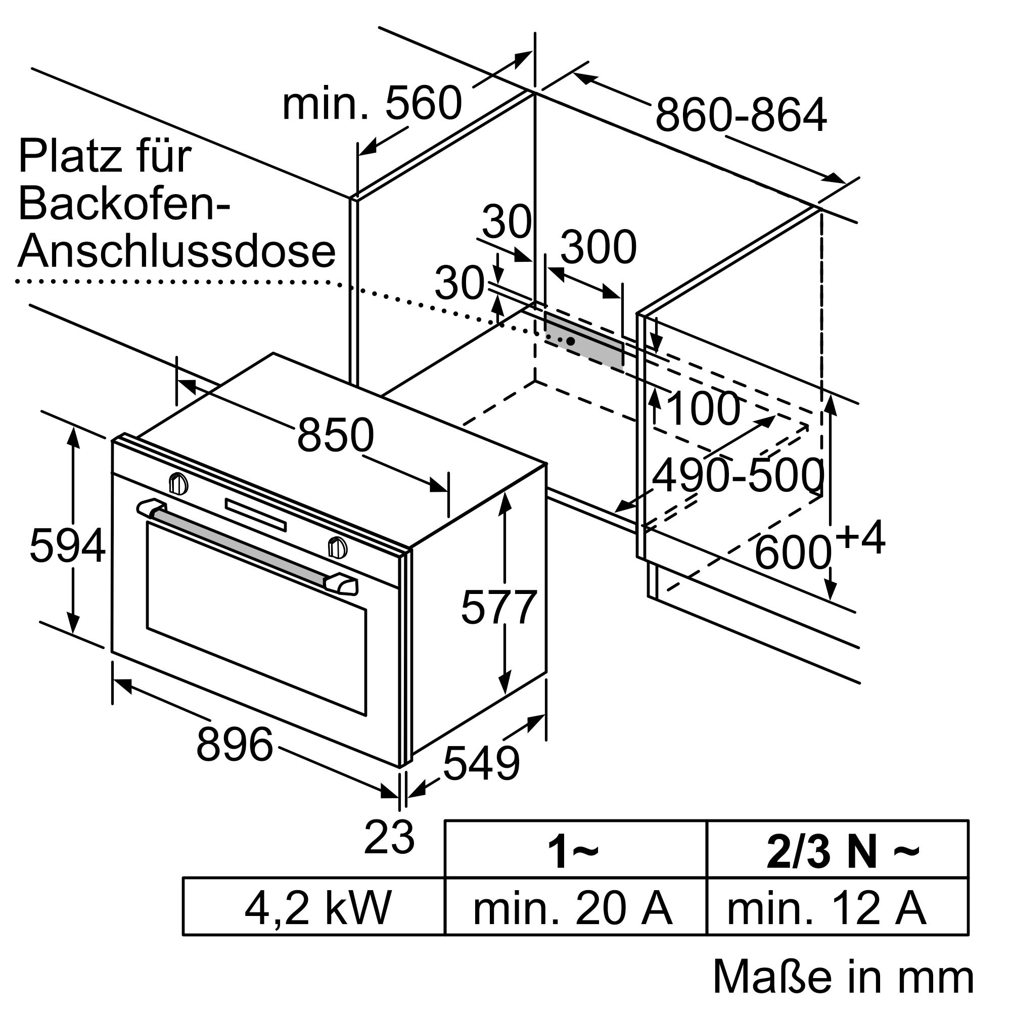 Siemens VB578D0S0 iQ500 Backofen Elektro / Einbau / A+ / 90 cm / Digital Display, A+