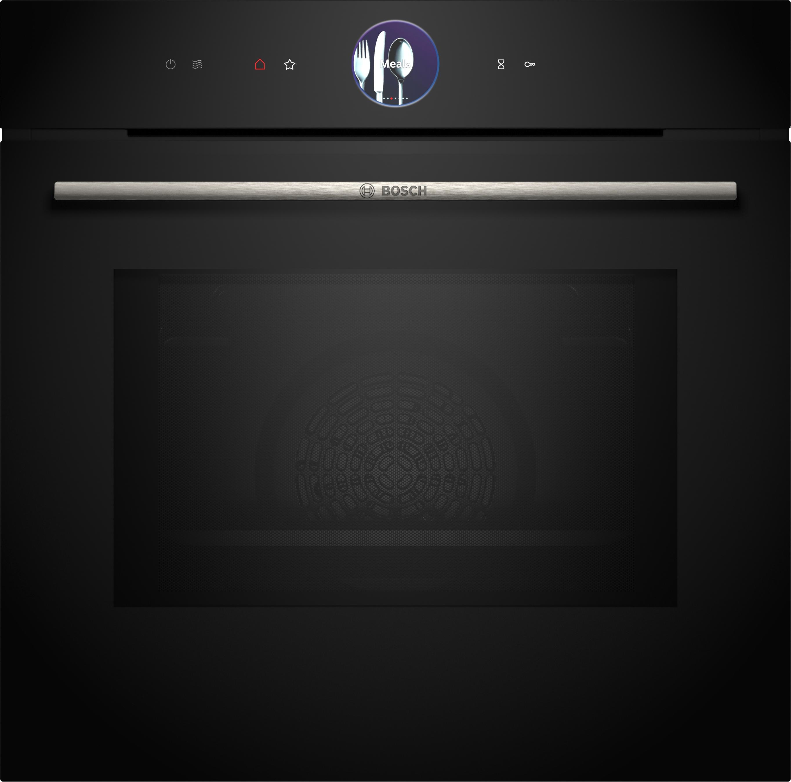 Bosch HMG776NB1 Serie 8, Einbau-Backofen mit Mikrowellenfunktion, 60 x 60 cm, Schwarz
