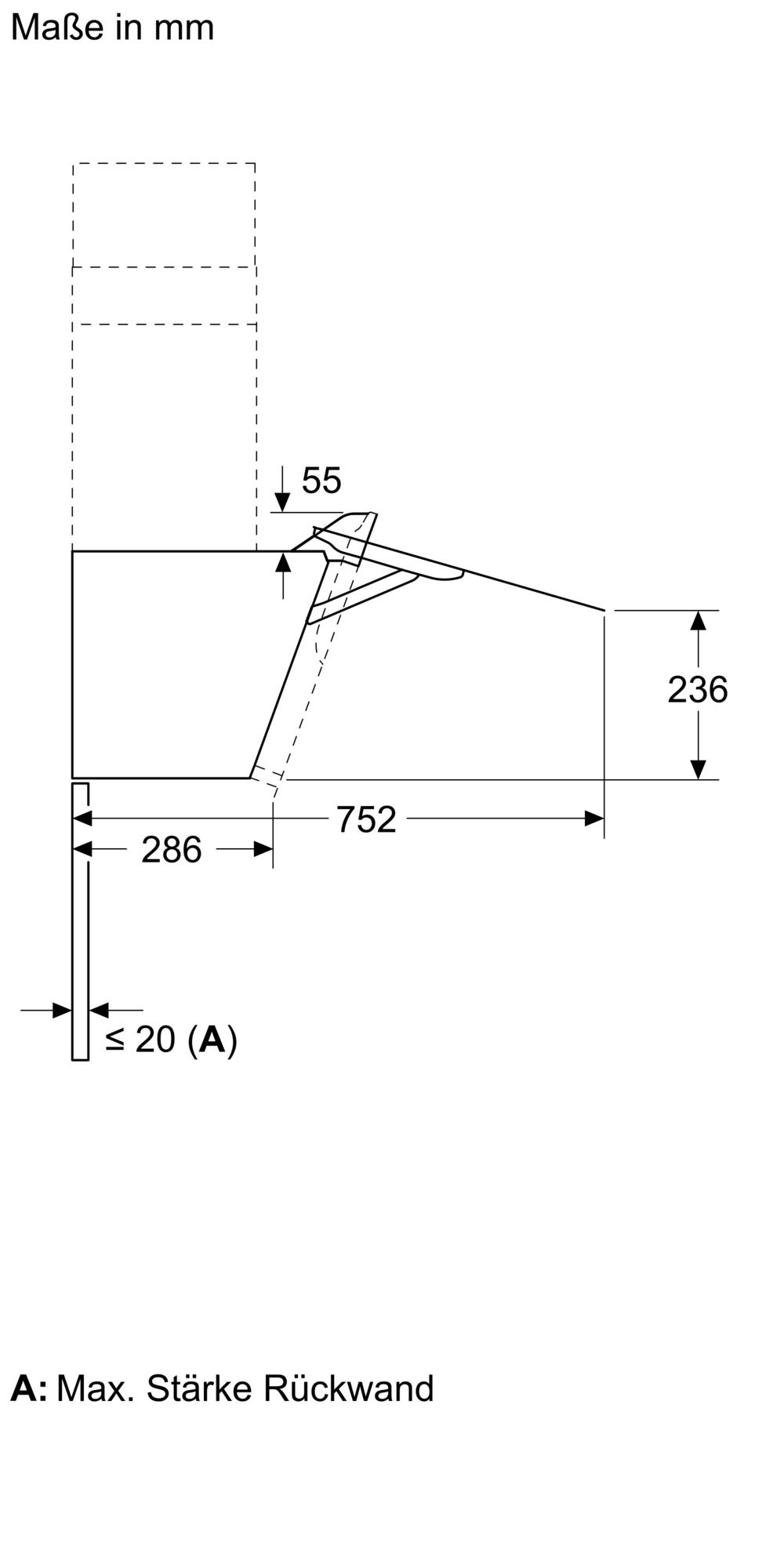 Bosch DWK87FN60, Smarte Dunstabzugshaube, 80 cm, Klarglas, schwarz