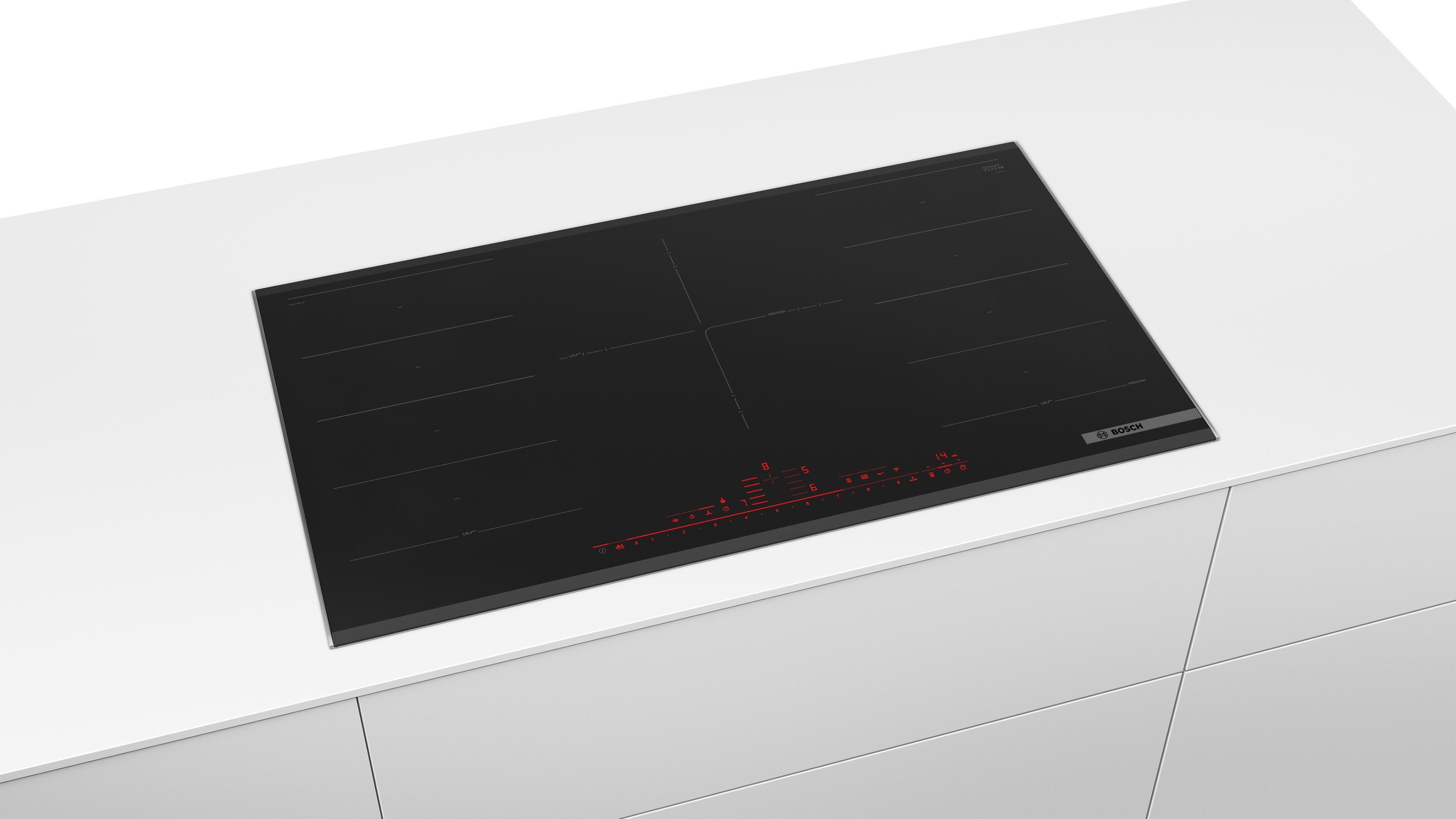 Bosch PXV975DV1E Serie 8 Induktions Kochfeld, Glaskeramik, 90 cm breit