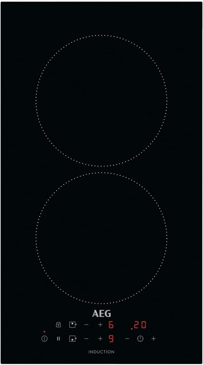 AEG IKB32300CB Autarkes Kochfeld Induktion, 30 cm, Aufliegend, 2 Kochzonen AEG IKB32300CB Autarkes Kochfeld Induktion, 30 cm, Aufliegend, 2 Kochzonen
