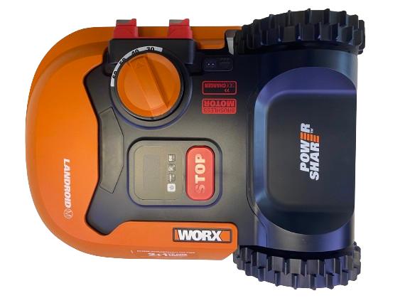 WORX Landroid M WR141E Mähroboter/Akkurasenmäher für kleine Gärten bis 500 qm, Cut to Edge