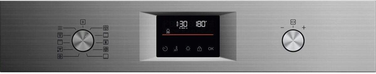 AEG OU5PB40SM A++ Einbaubackofen, 59,4 cm breit, 72 L, Pyrolytische Selbstreinigung, 45 Automatikprogramme, Edelstahl mit Antifingerprint