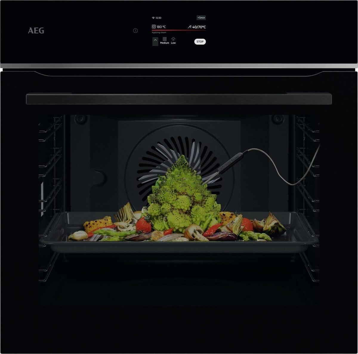 AEG TE8PB731AB Series 7000 Einbaubackofen  71 l 3500 W Pyrolyse Schwarz