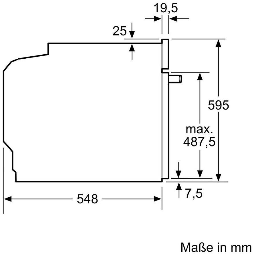 Neff EDX40 N30/N50 Einbauherdset mit Elektrokochfeld (E1CCD2AN3 + M13R42N2), 60 cm breit, 71 L, 7 Heizarten, Edelstahl