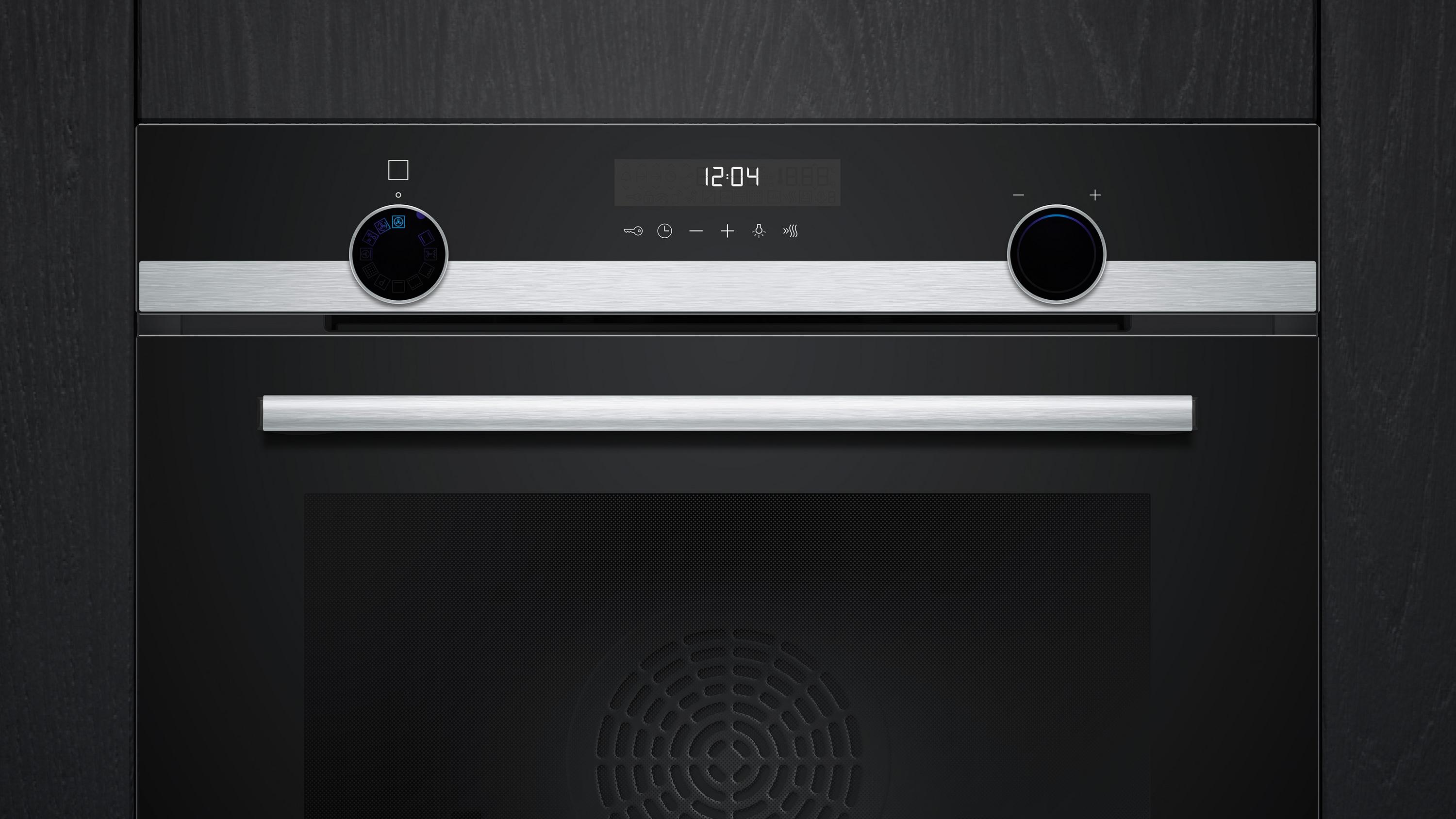 Siemens HB578HBS7 iQ500 A+ Einbau-Backofen, 60 cm breit, 71L, ActiveClean, cookControl30, Home Connect, edelstahl