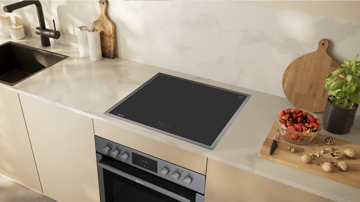 Neff EDX4I0 N30/N50 A+ Einbauherdset mit Induktionskochfeld (E1CCD2AN4 + M56SBF1L0), 60 cm breit, 71 L, Kinderischerung, Edelstahl