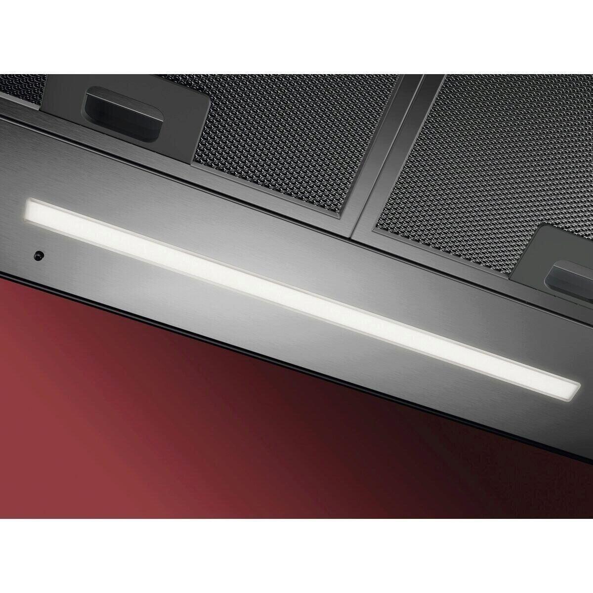 AEG GB67D61HL Dunstabzugshaube Kaminhaube Wandmontiert Schwarz, Edelstahl 600 m³/h