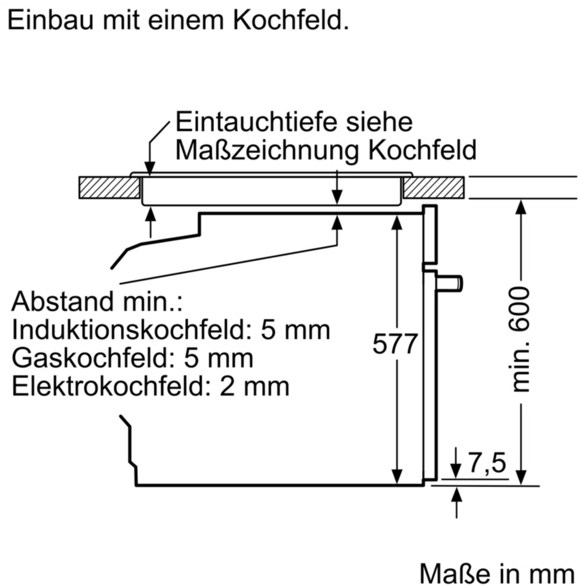 Bosch HSG636BW1 Serie 8 Backofen / 71 L / 4D Heißluft / Dampfbackofen / weiß, A+