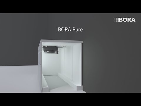 Bora PURU Induktions-Kochfeld  mit Kochfeldabzug Umluft, A+