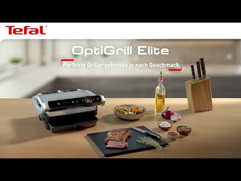 Tefal GC750D OptiGrill Elite Kontaktgrill 2000W, digitales Display 