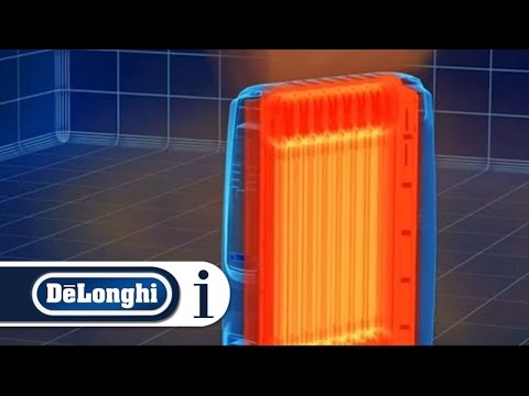 Delonghi TRRS0920.B Elektrischer Radiator schwarz, 2000 W, 3 Leistungsstufen, 