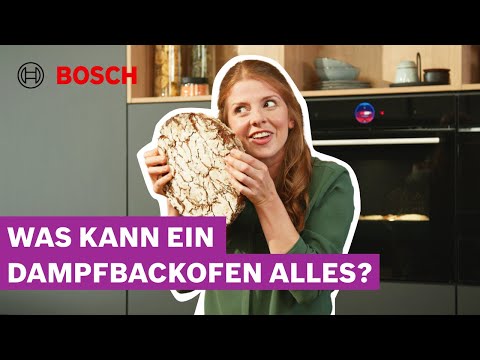 Bosch HSG636BS1 Serie 8 Dampfbackofen 71 Liter Dampfgaren Grill TFT Display A+ 